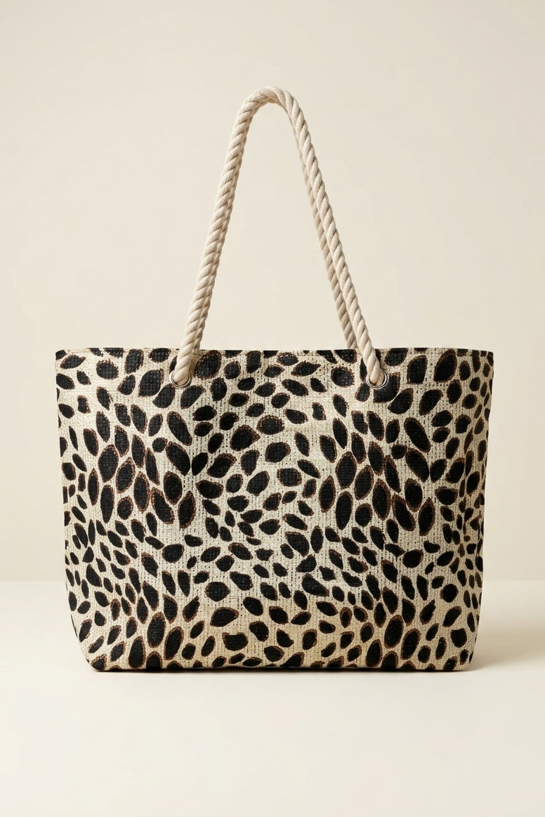 61849 Wild Chic Leopard Tote Bag