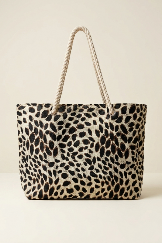 61849 Wild Chic Leopard Tote Bag