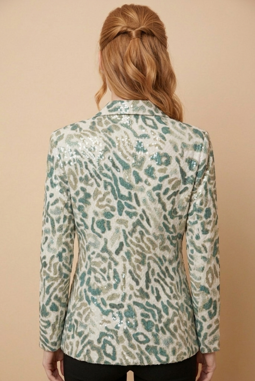 1773 Leopard Glam Sparkle Jacket