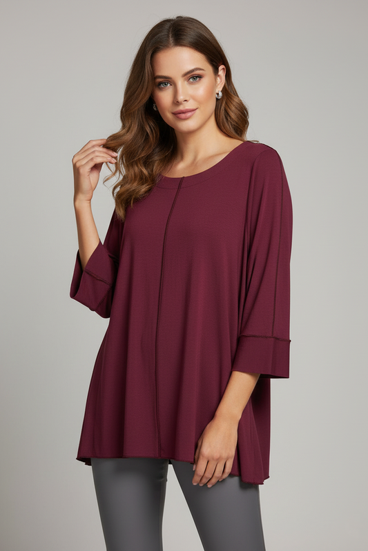 687 Crimson Blouse