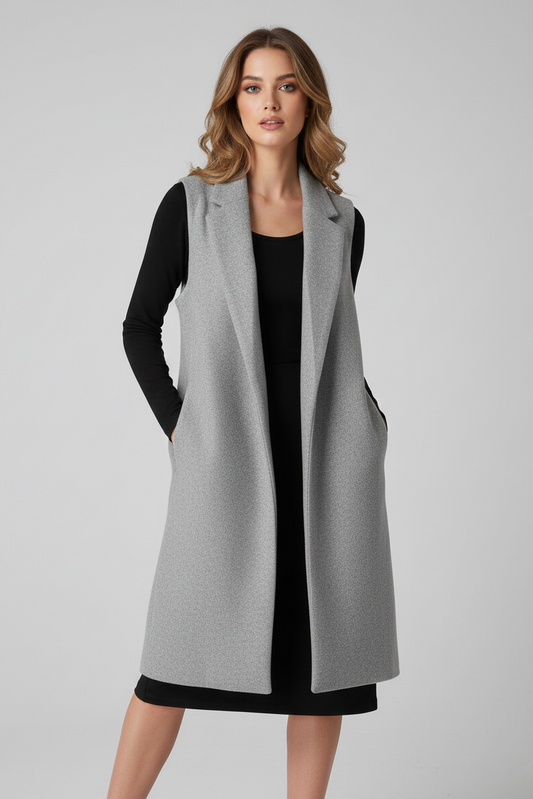 5052 Gray Vest with side pockets