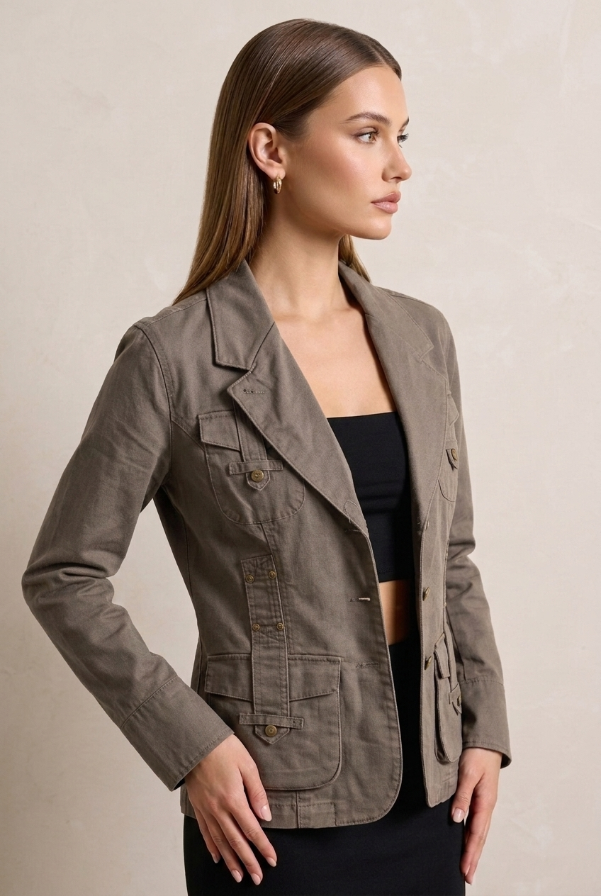 147 Brown Utility Jacket