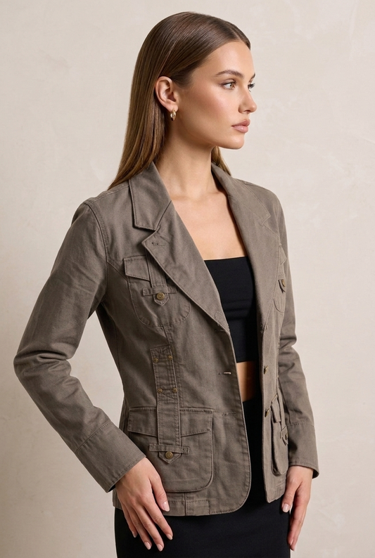 147 Brown Utility Jacket