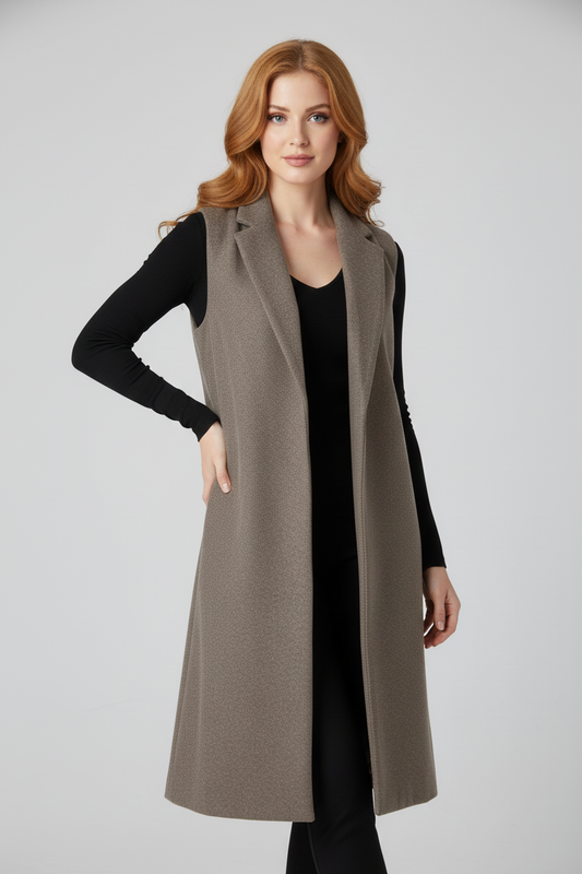 5052 Brownish Grey Vest with side pockets