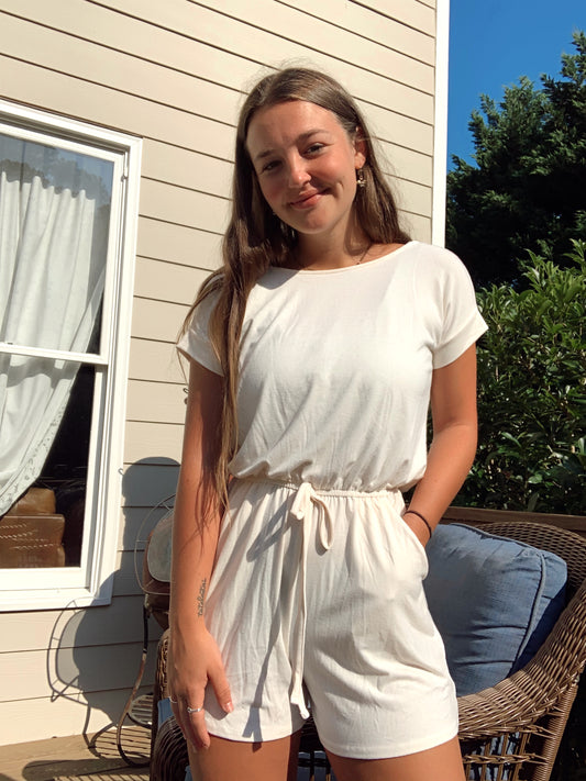 1525 cream romper