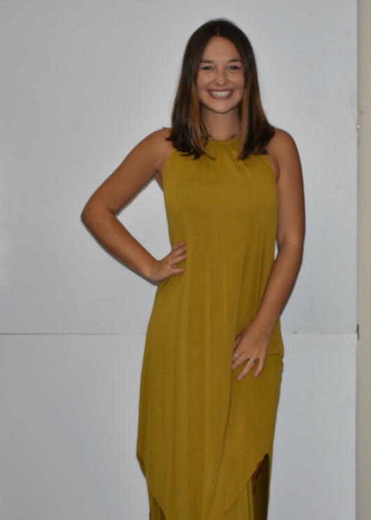 Mustard Maxi Dress DZ19F131