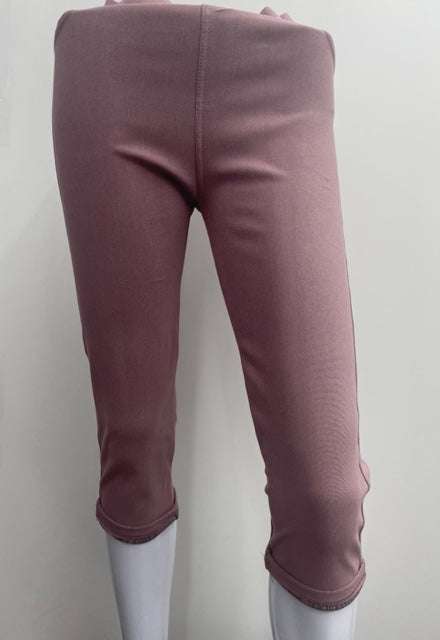 J-04C Mauve Tummy Tucker Capri Jeggings