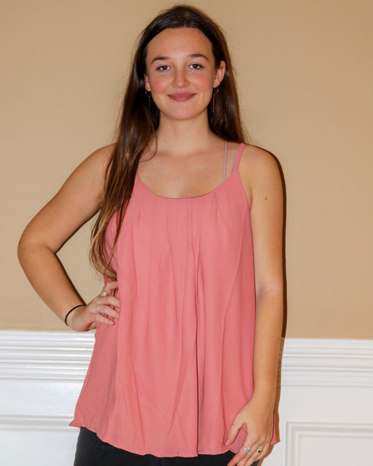 Spaghetti Strap Top Salmon 2603