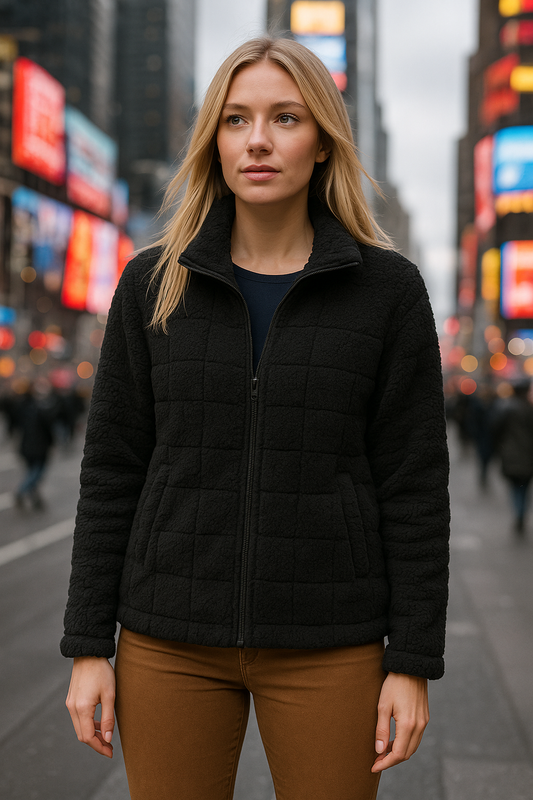 23201 Black Fleece Jacket