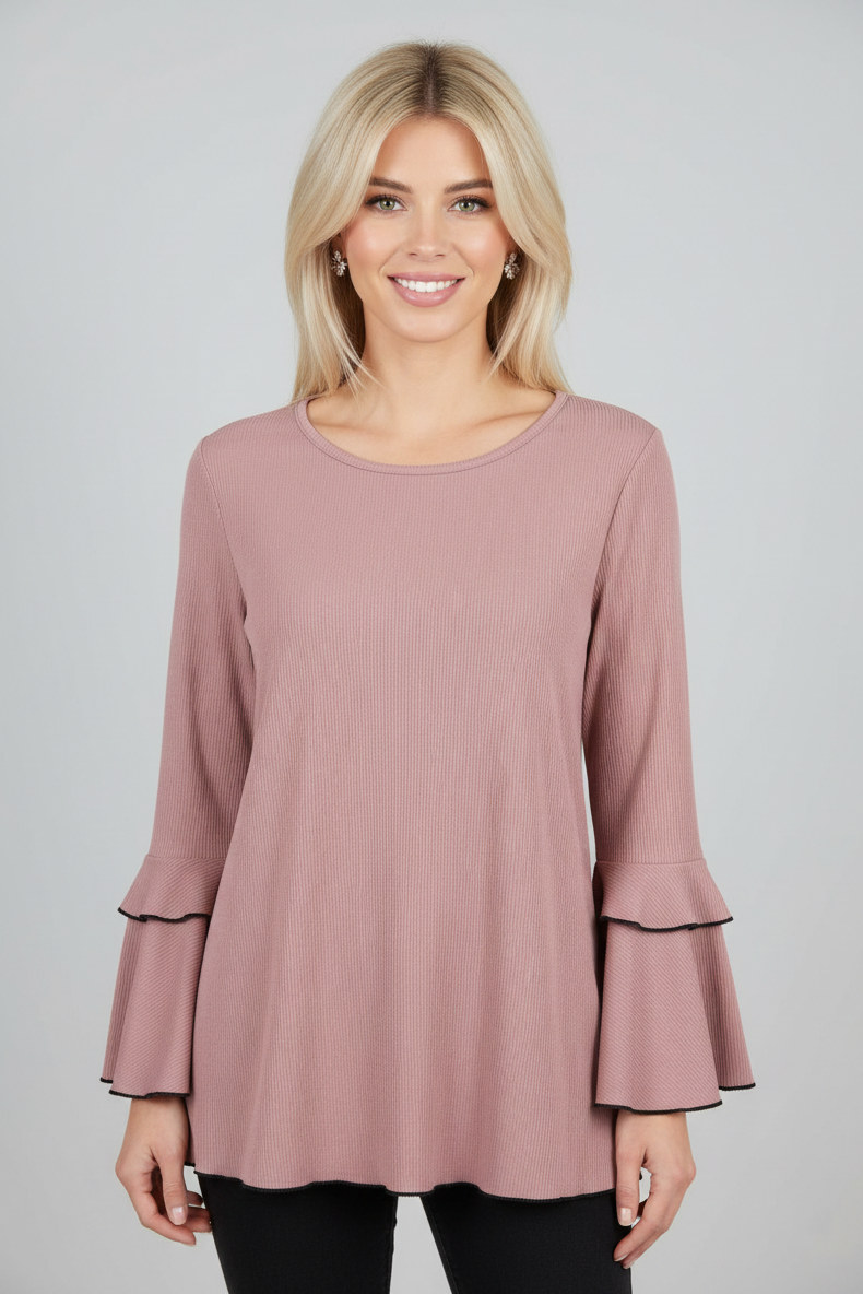 50422 Rosy Dusk Boho Top
