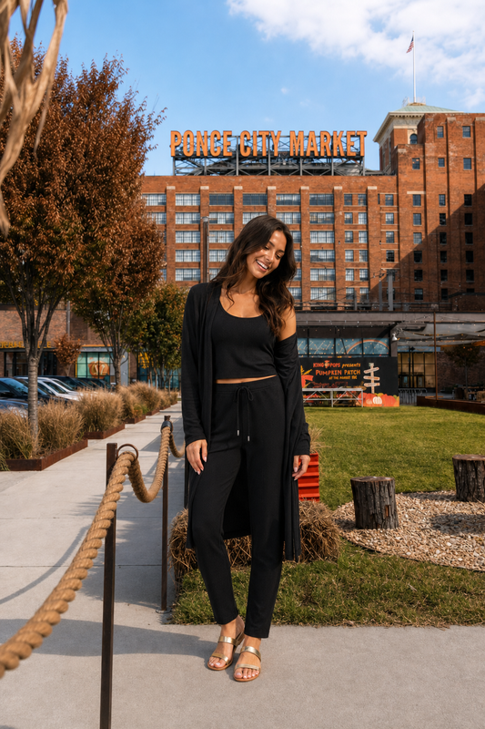 200 Onyx Aura 3 Pc Loungewear Set