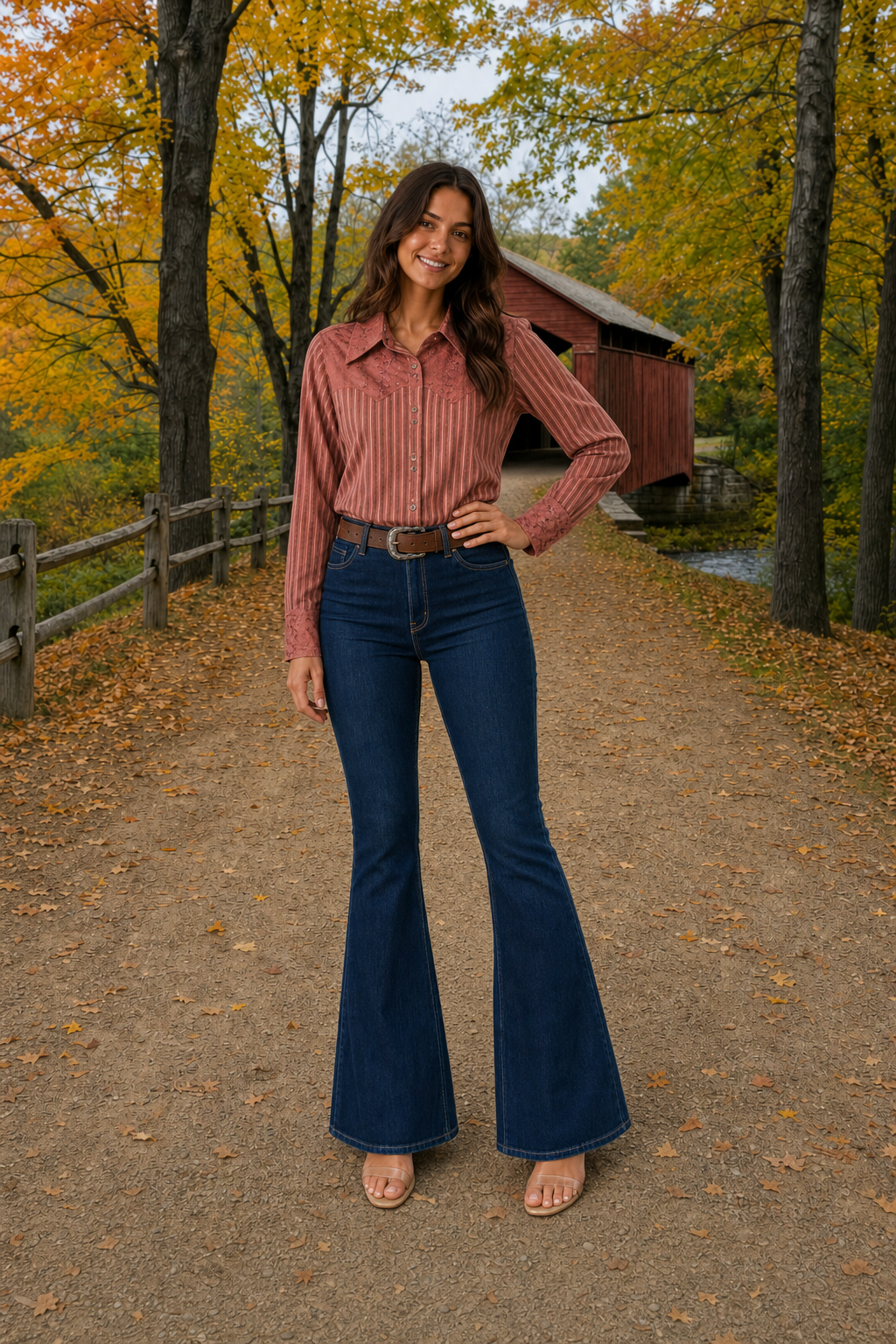 Style 005 High Rise Flare Jeans