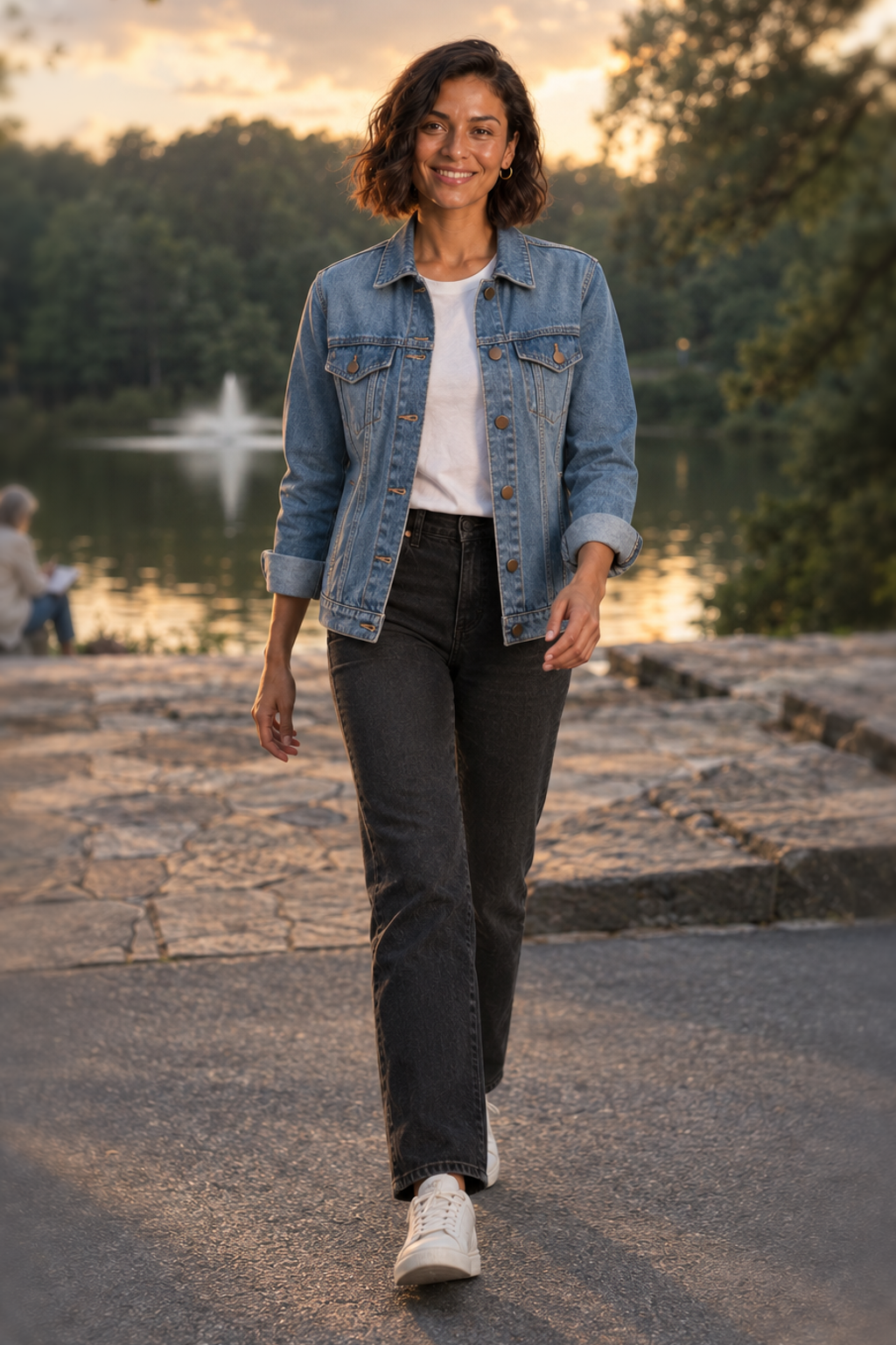 3633 Blue Breeze Denim Jacket with pockets