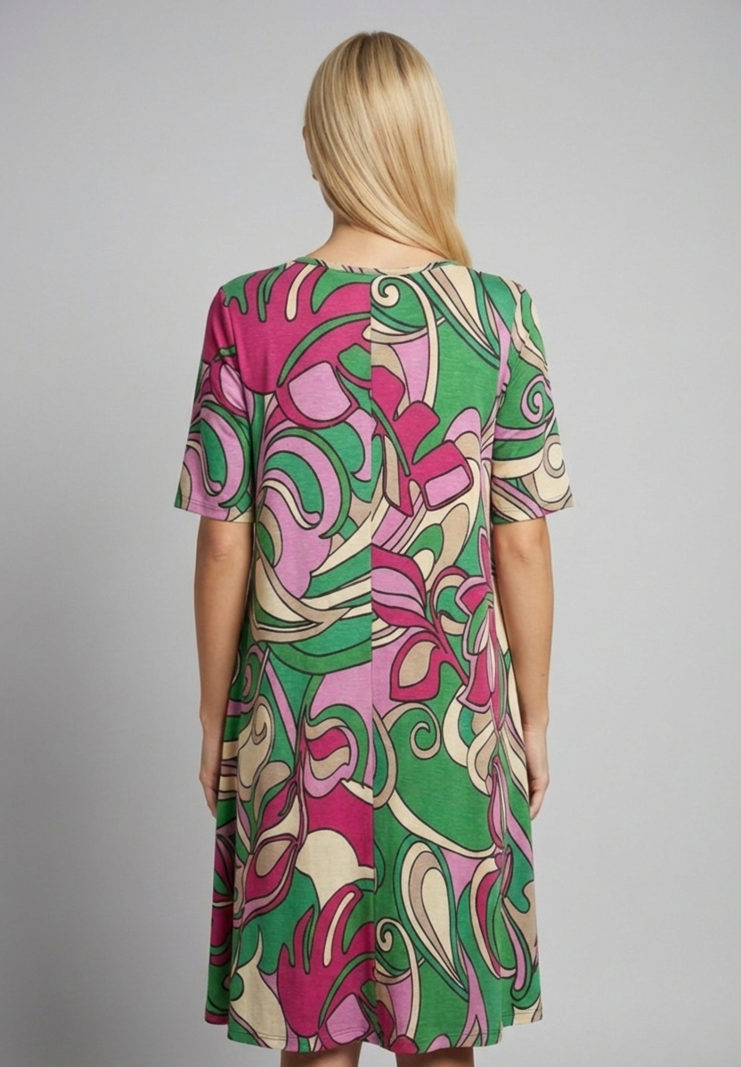 5770 Retro Garden Dress with side pockets