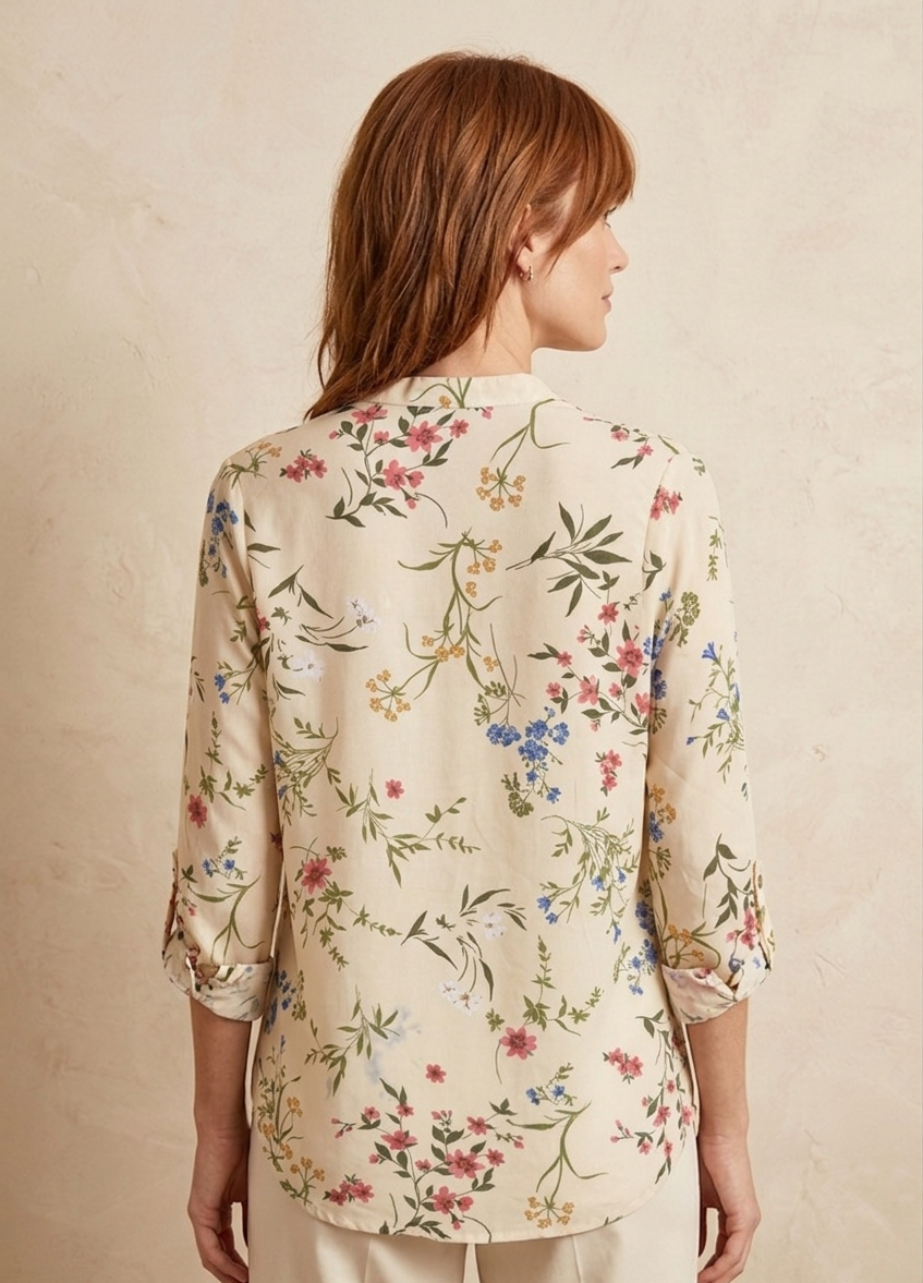 8641 Floral Chic Blouse
