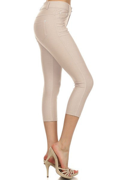 CJN-201 Camel Capri Jegging