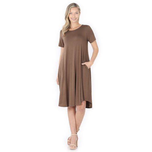 LTD-7001 Mocha Dress PLUS