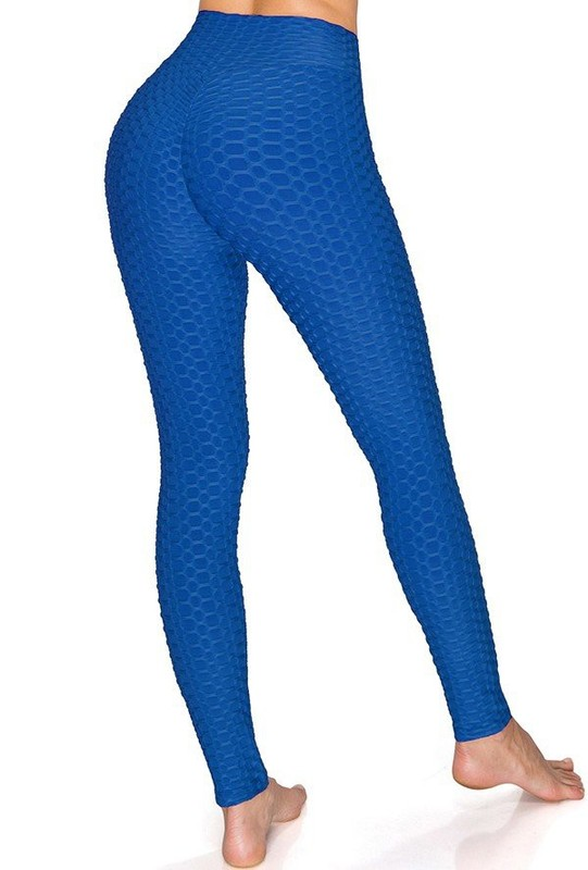 TikTok Famous Booty Sculpting Leggings - Royal Blue