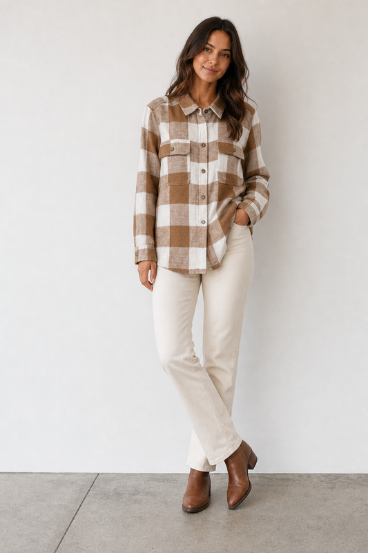 10225 Buffalo Check Flannel Shacket