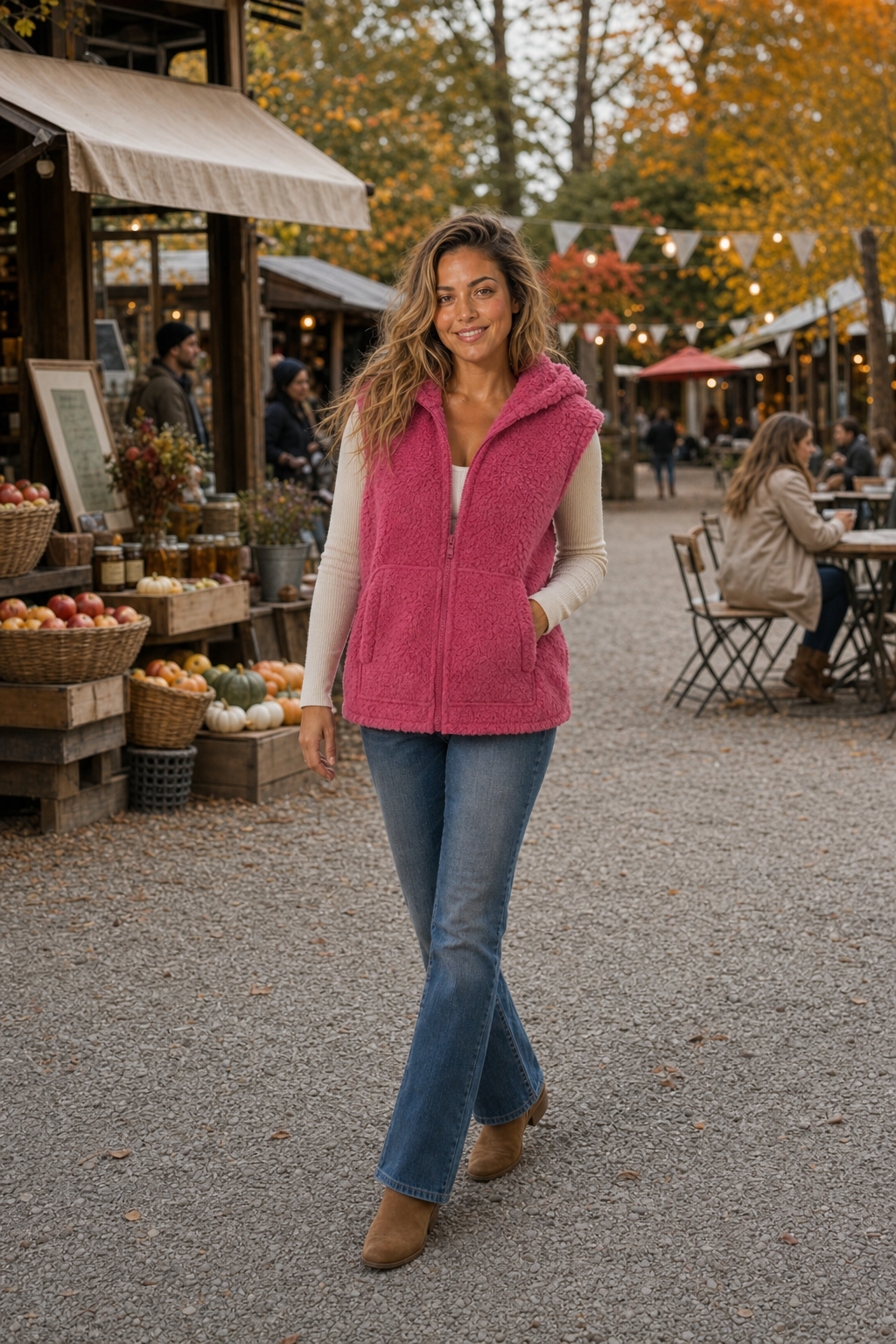 FJ-28-65 Ping Sherpa Zip-Up Hooded Vest