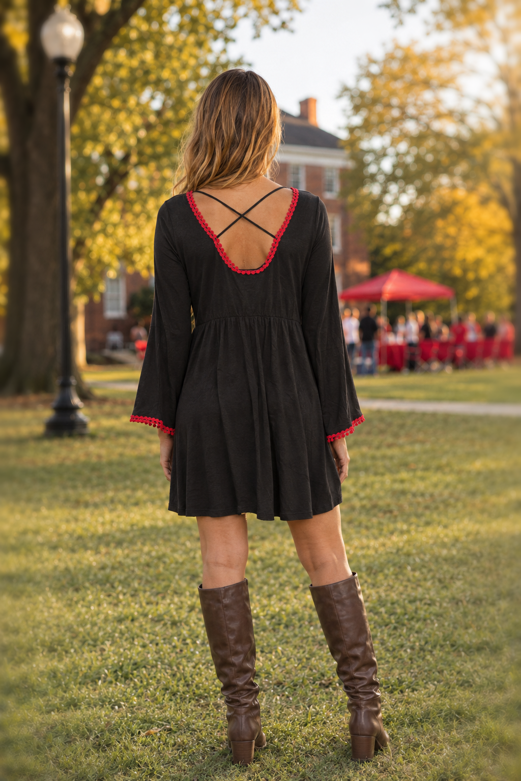 D4038 Georgia Themed Tunic Dress