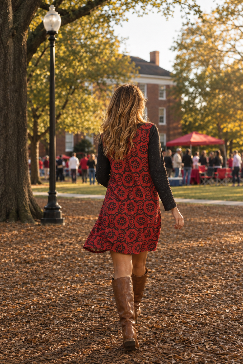 1883 Georgia Themed Tunic Dress