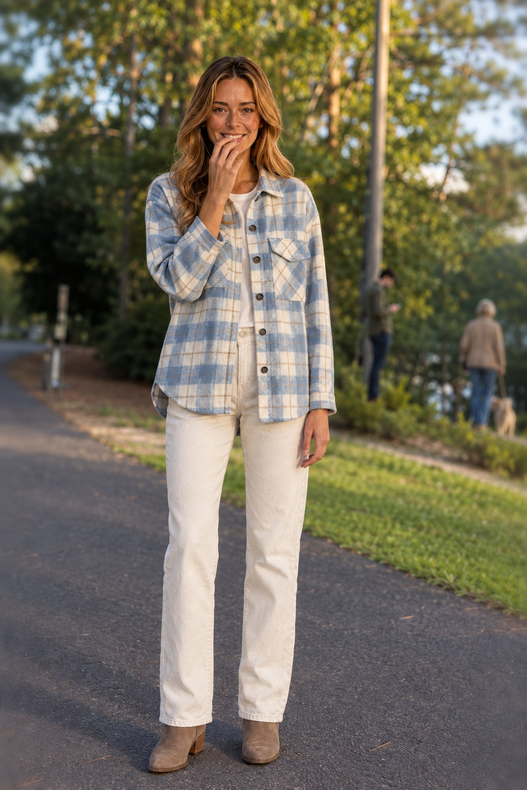 028 Plaid Flannel Shacket
