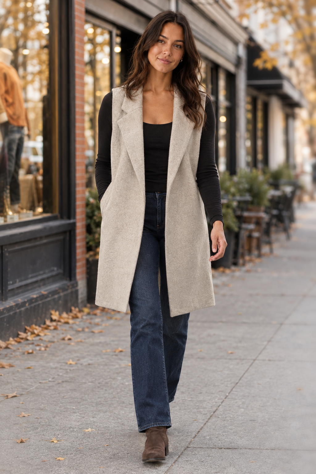 5052 Khaki Sleeveless Vest