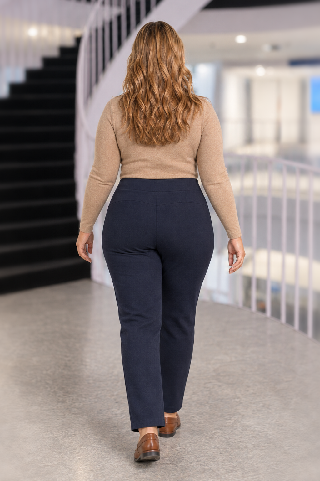 SCUP16A Navy Scuba Pants Plus — back