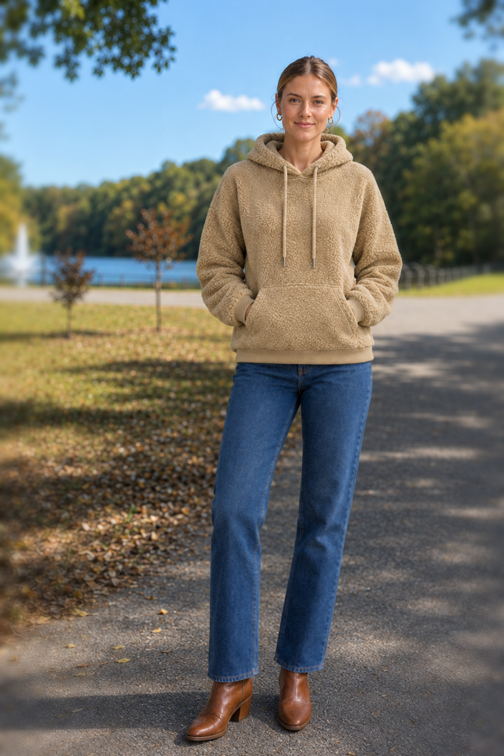 1988 Camel Sherpa Hoodie — front
