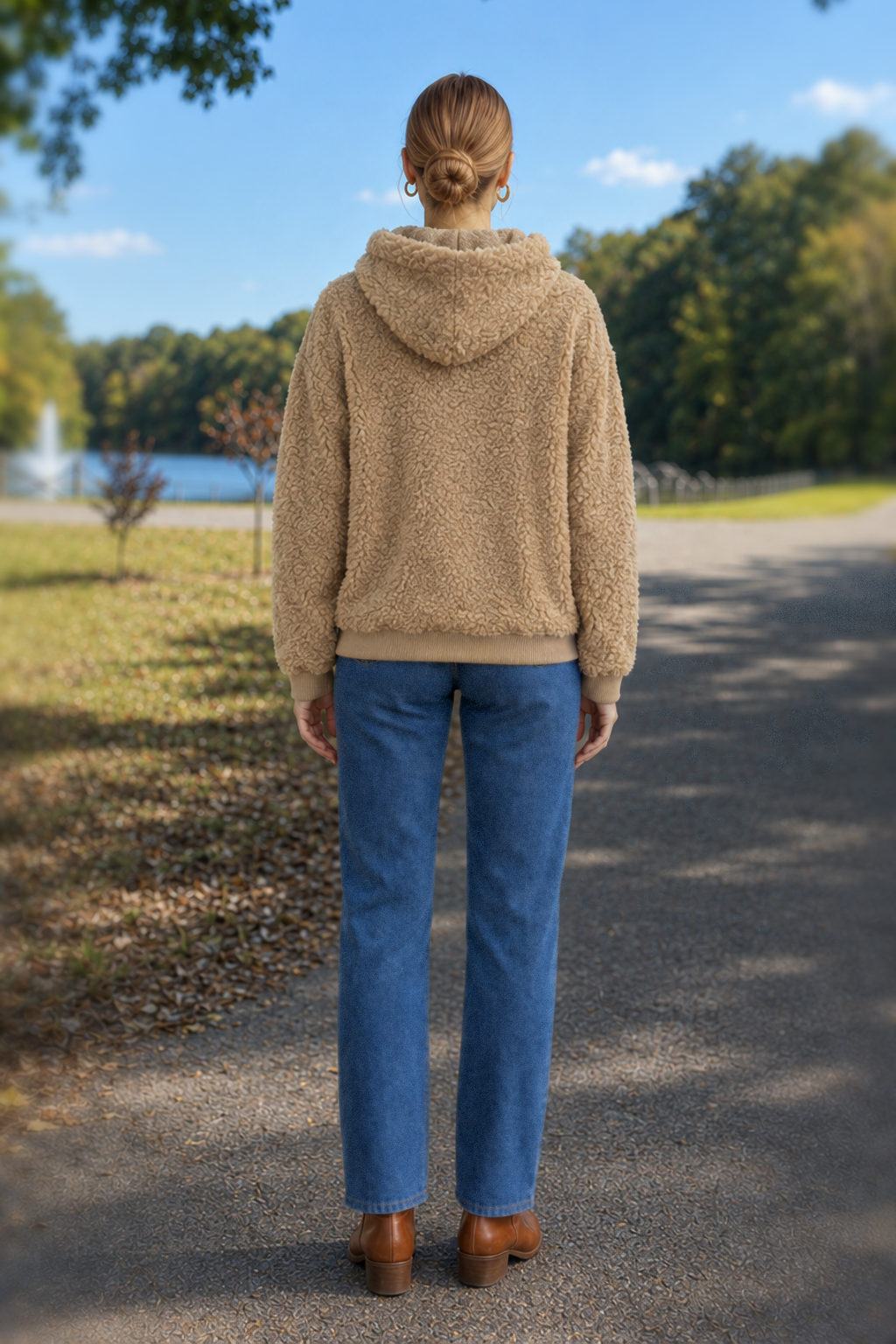 1988 Camel Sherpa Hoodie — back