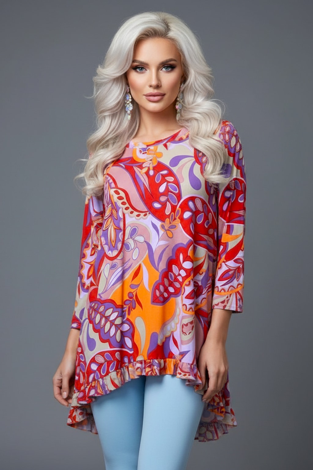 50827 Coral Orchid Blouse
