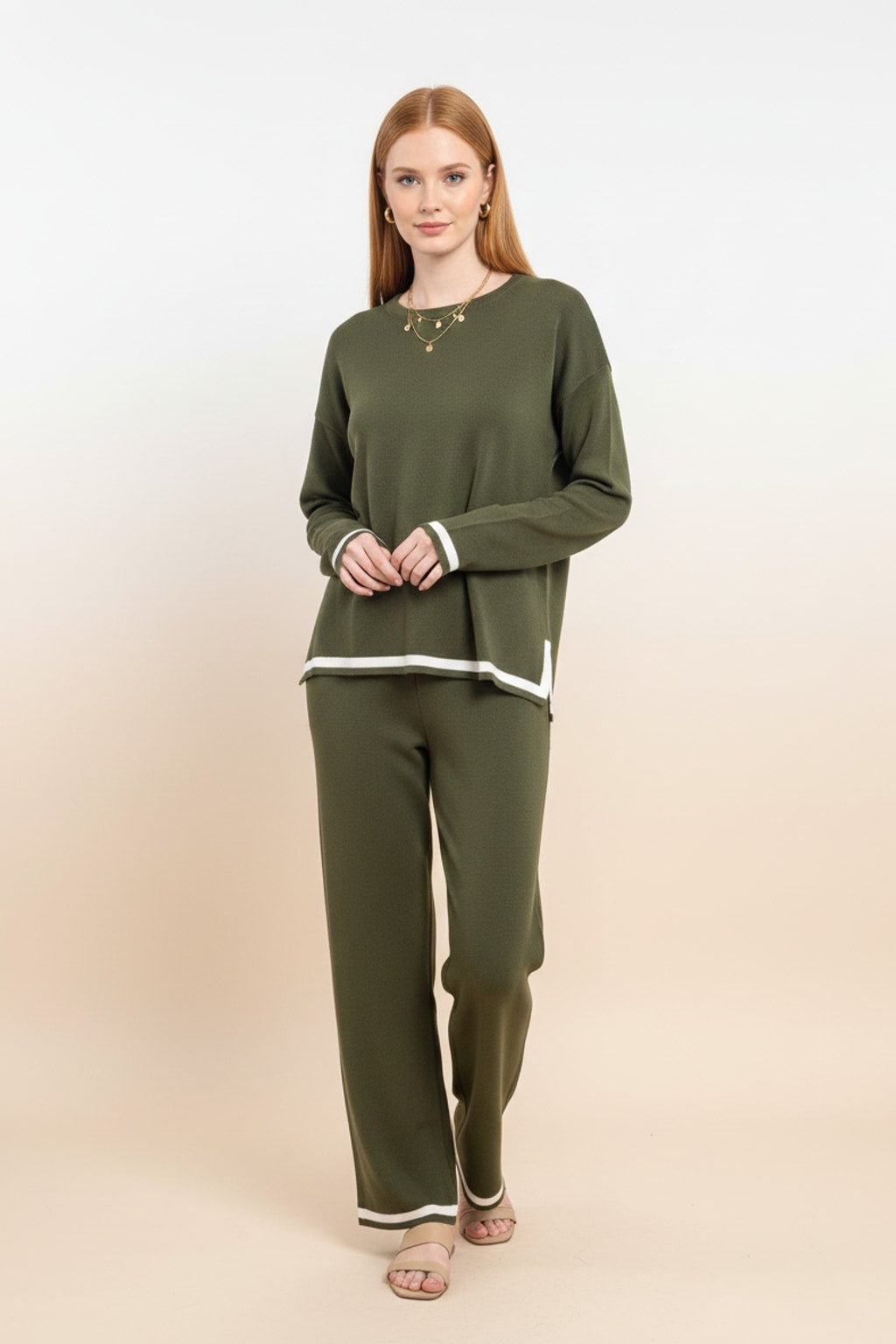 137 2pc Olive Ease Set