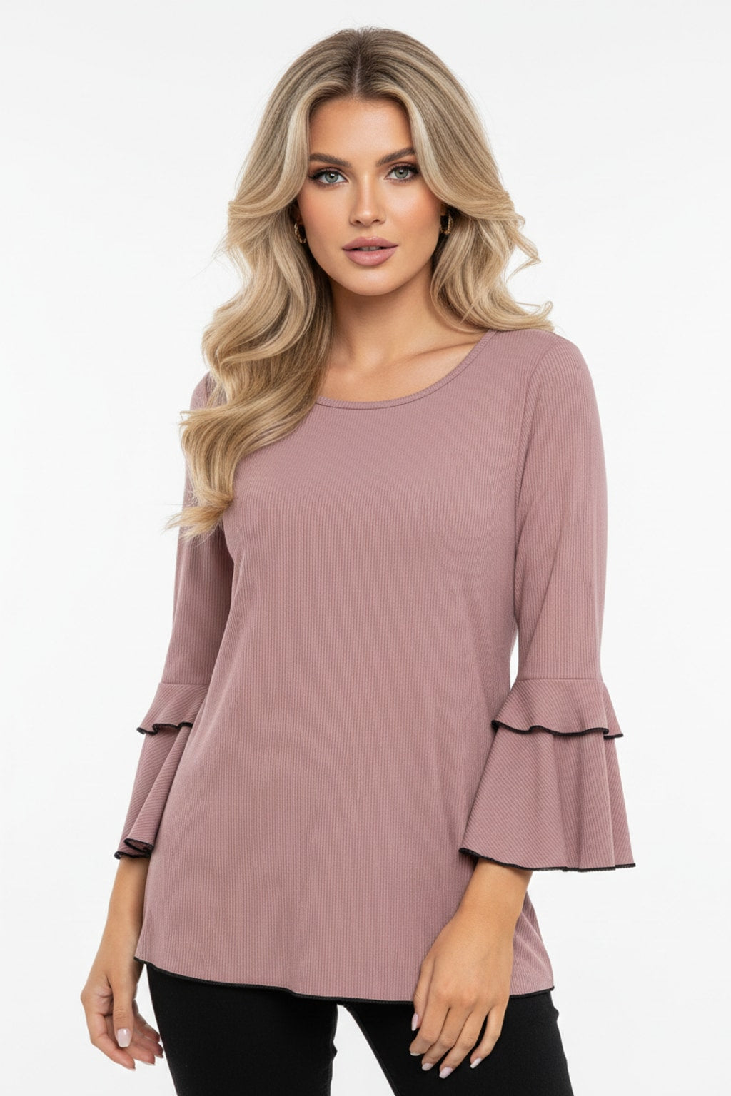 50422 Rosy Dusk Boho Top