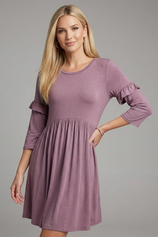 4027 Lilac Midi Dress