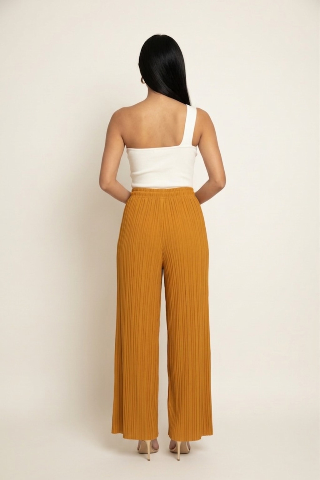 902 Chic Mustard Pleated Pants