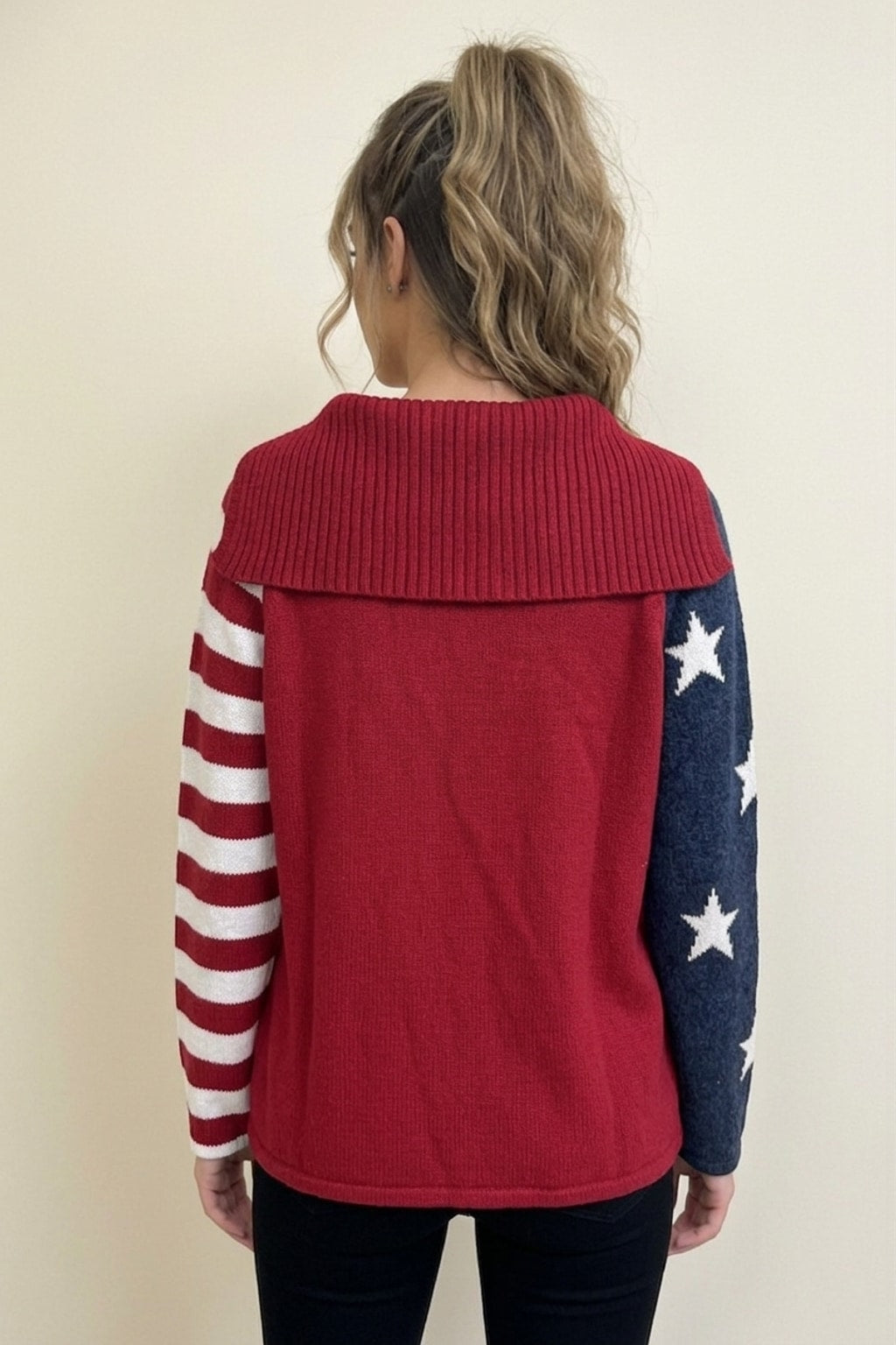 US101 Sequin Star Stripe Jacket