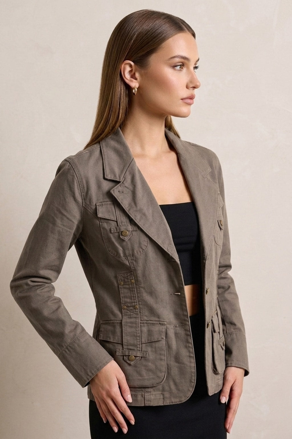 147 Brown Utility Jacket