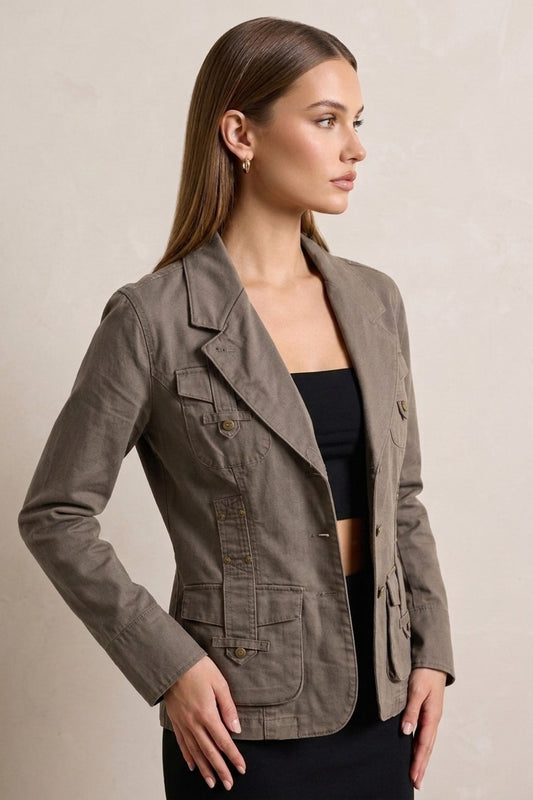 147 Brown Utility Jacket