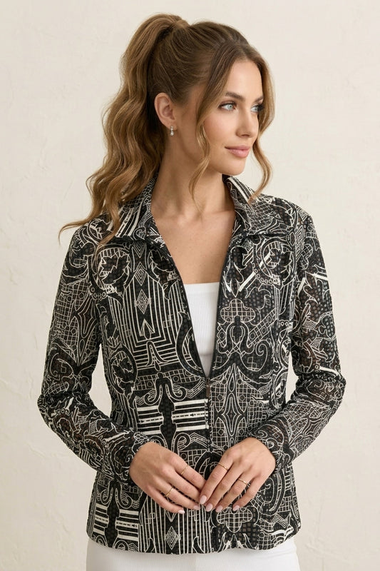 1672 Monochrome Muse Art Jacket