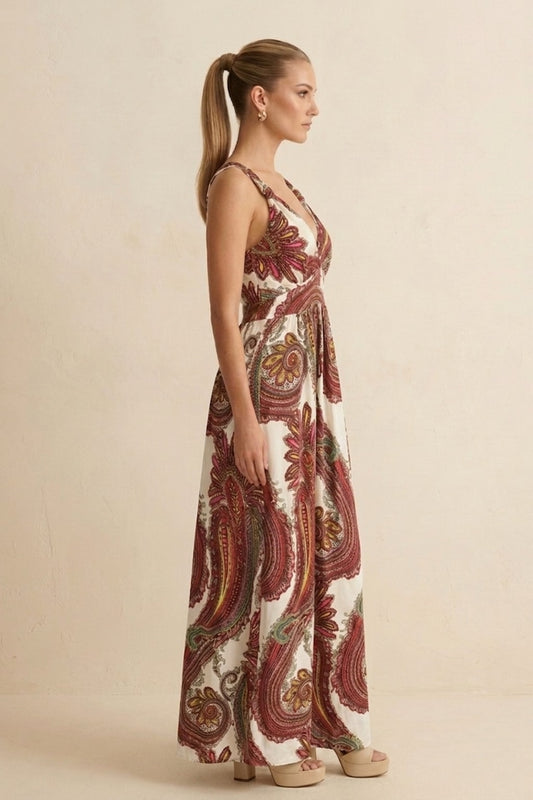 20194 Island Escape Boho Maxi Dress