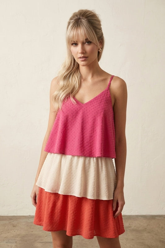 5758 Sorbet Summer Tiered Dress