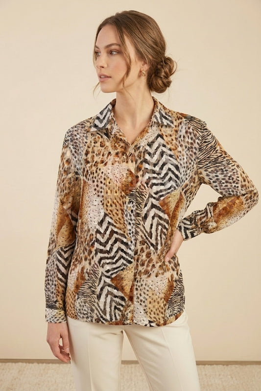 9041 Chic Safari Glow Top