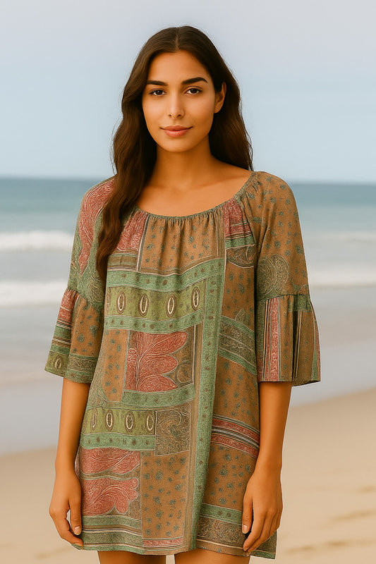 Sunset Mosaic Dress