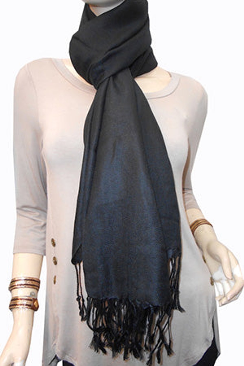 Black Pashmina Scarf