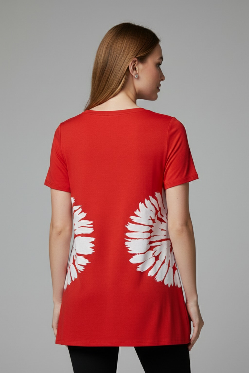 83748 Red Bloom Blouse