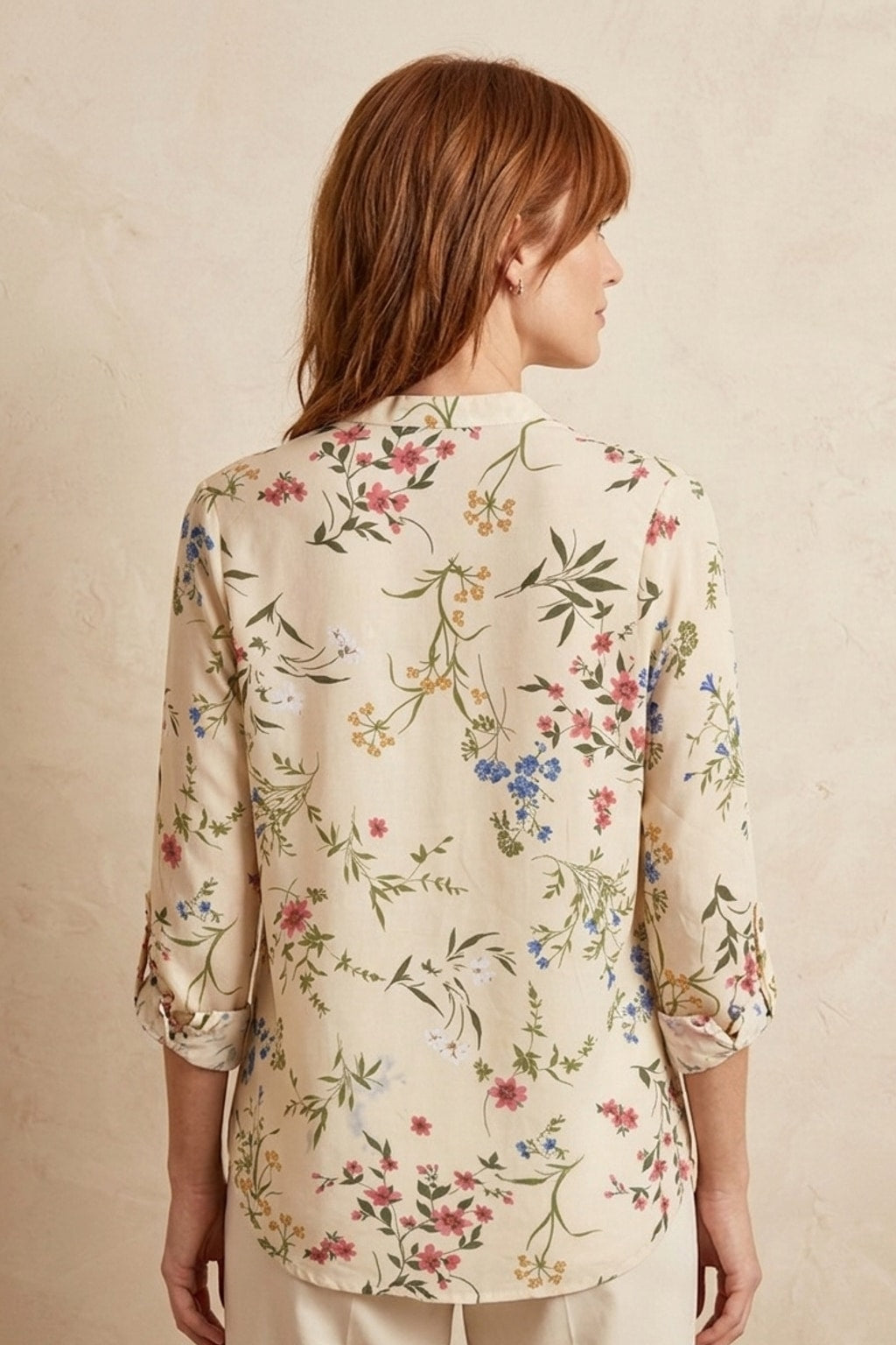 8641 Floral Chic Blouse