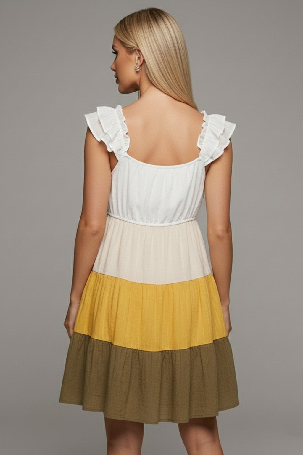 1952 Bohemian Horizon Tiered Dress