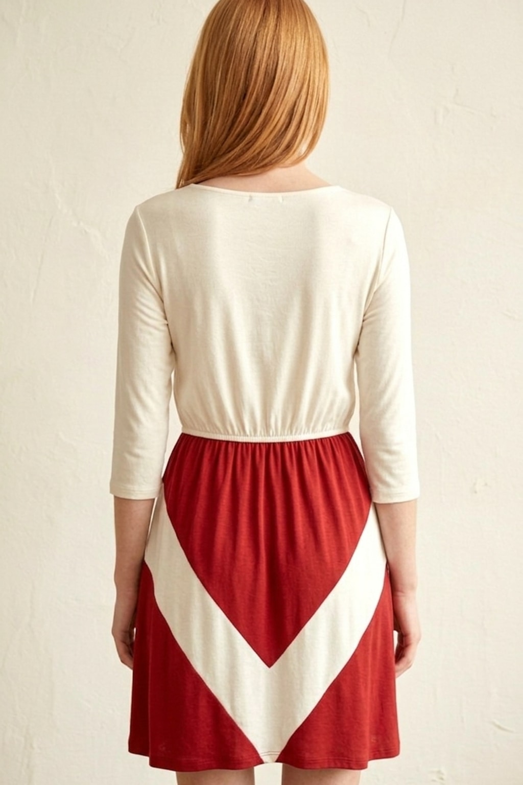 4183 Crimson Red Zone Rally Dress