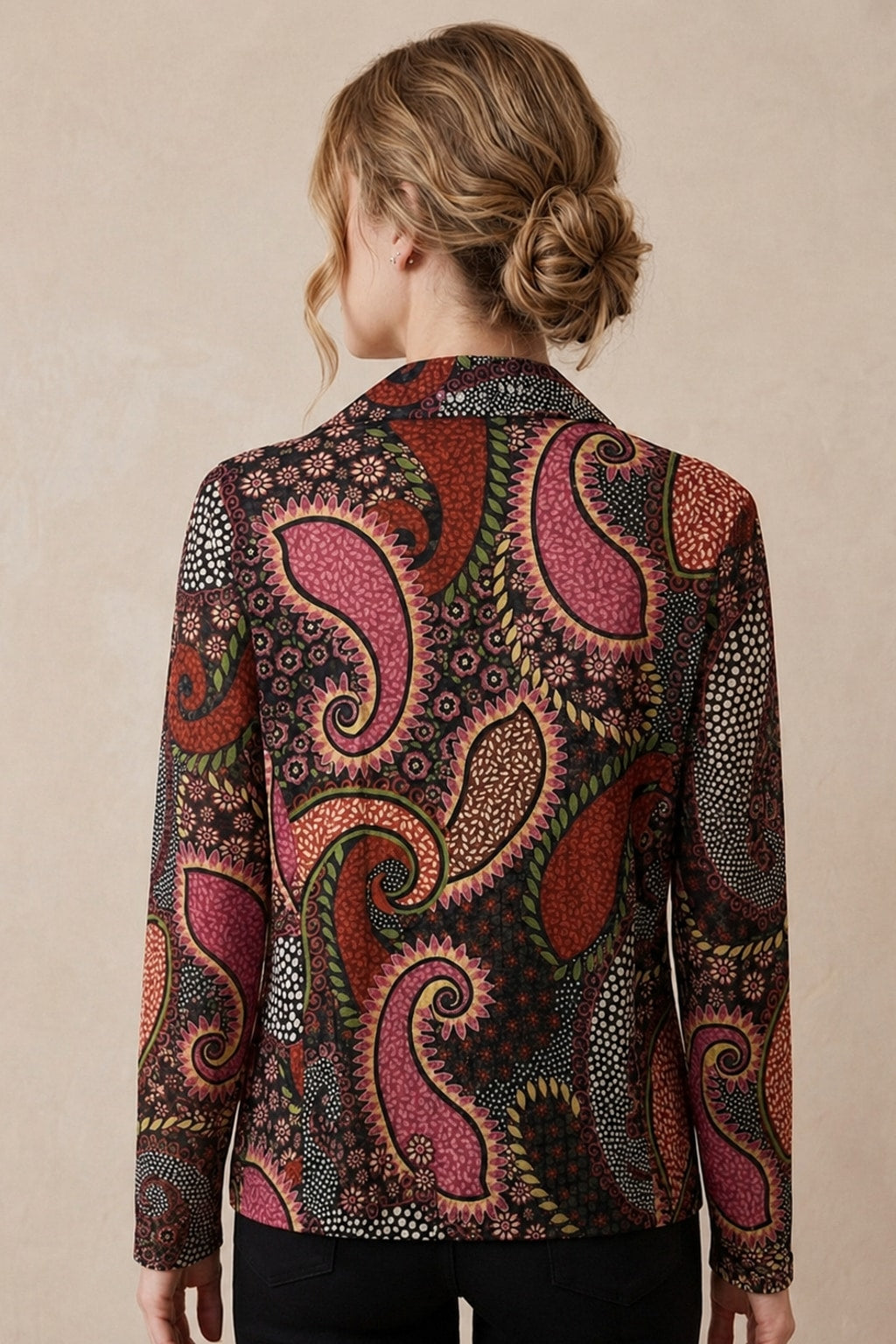2126 Coral Paisley Jacket
